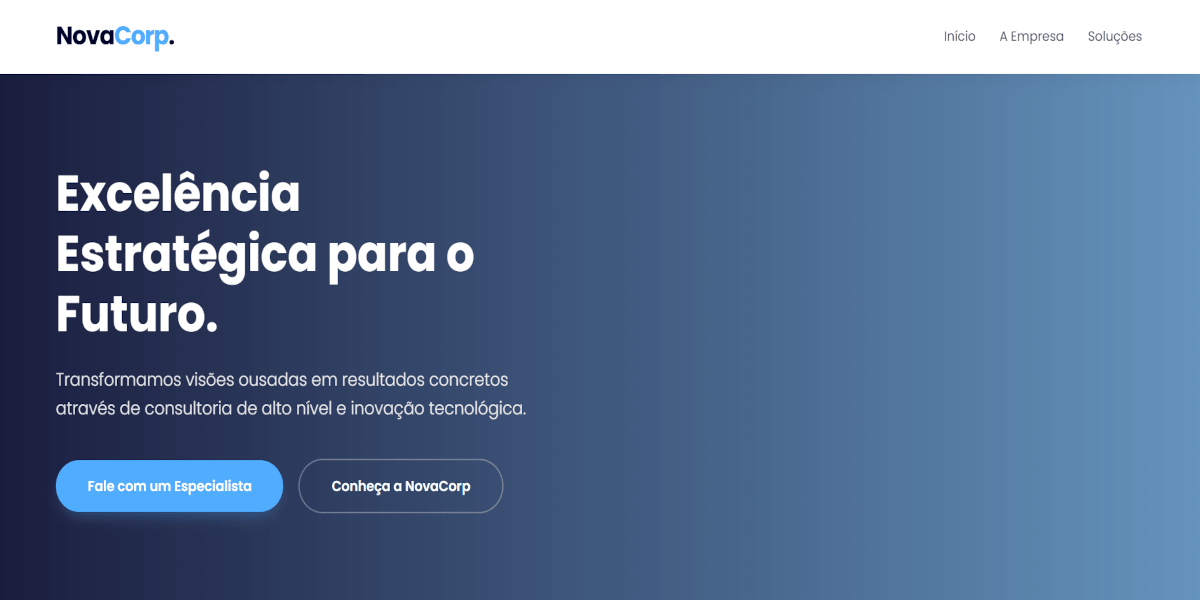 Desenvolvimento de Site Institucional Corporativo
