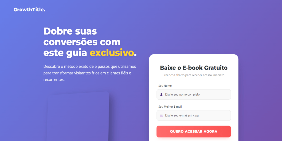 Desenvolvimento de Landing Page Premium de Alta Conversão